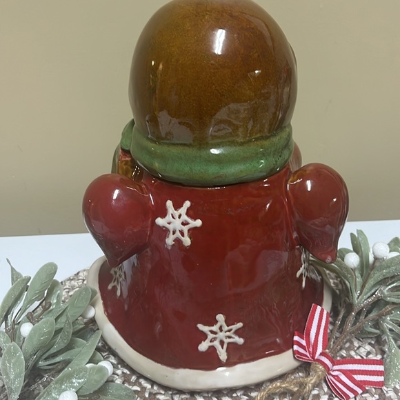 Target Holiday Angel Stoneware Cookie Jar 2010 - Picture 5 of 7